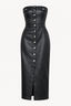 Divina vegan leather midi