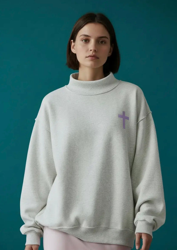 *REVERSIBLE* Jesus saves crewneck