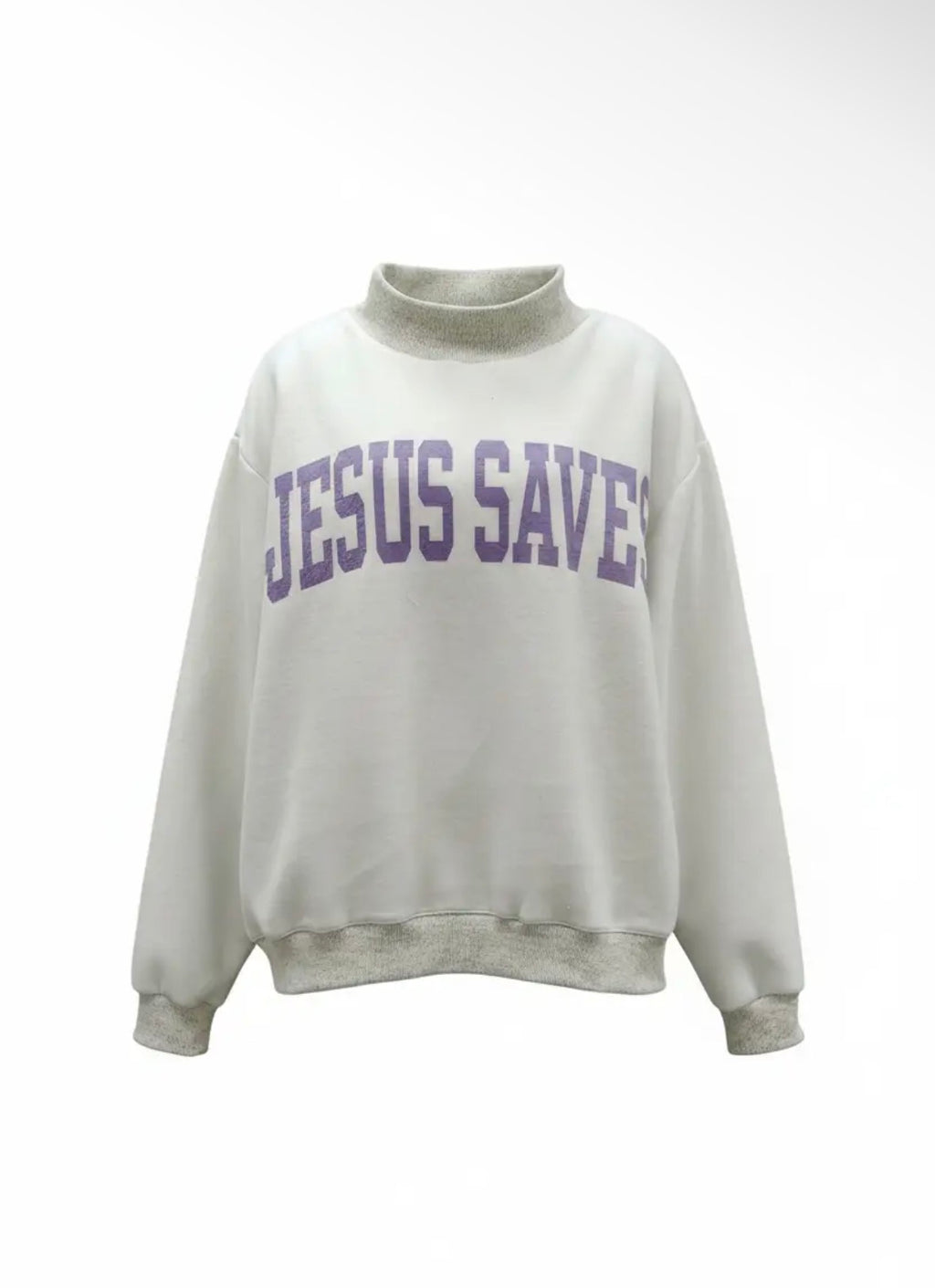 *REVERSIBLE* Jesus saves crewneck