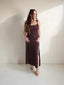 Reese crinkle contrast maxi