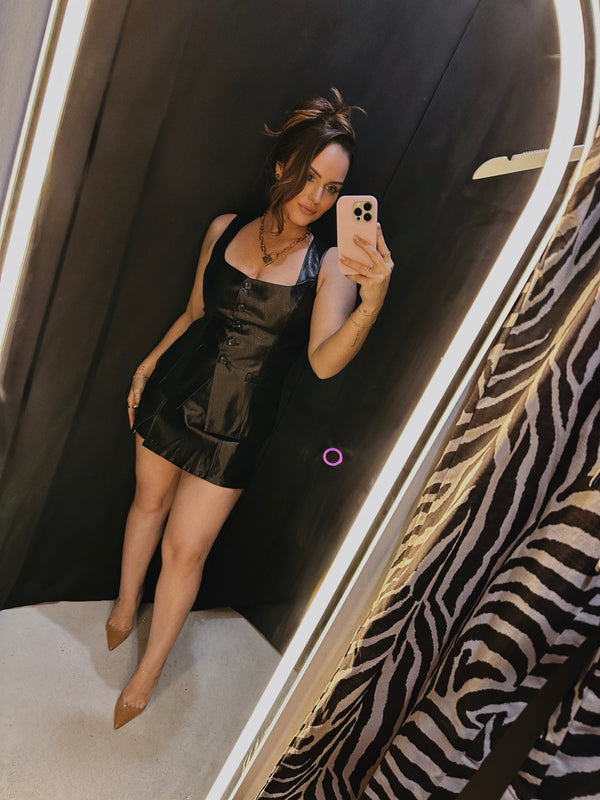 Lennox vegan leather vest