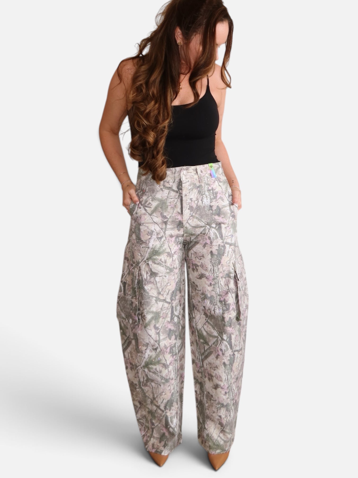 Baggy Bling Camo cargo pants Secondary image