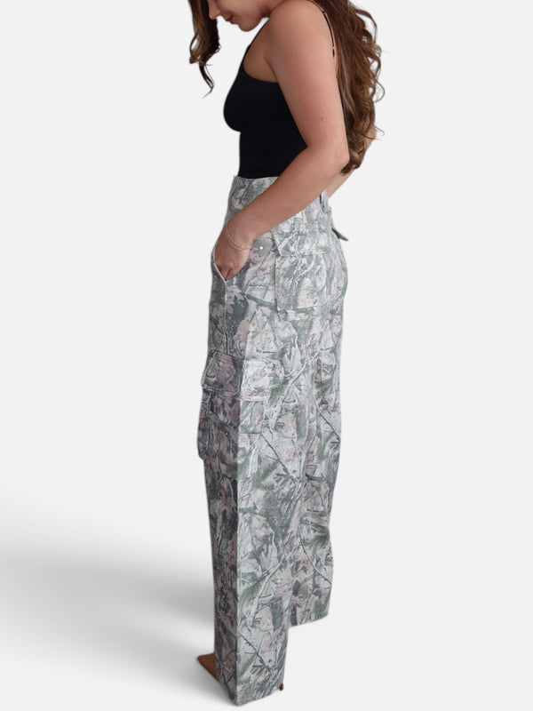 Baggy Bling Camo cargo pants