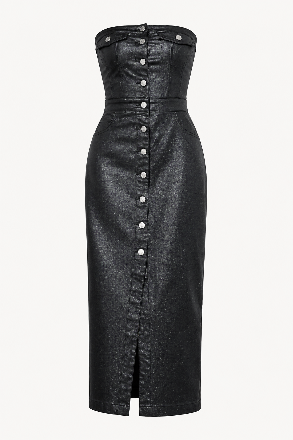 Divina vegan leather midi