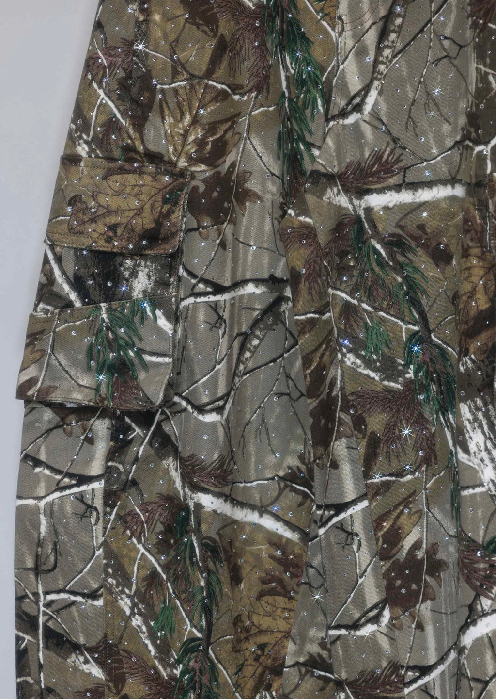 Baggy Bling Camo cargo pants