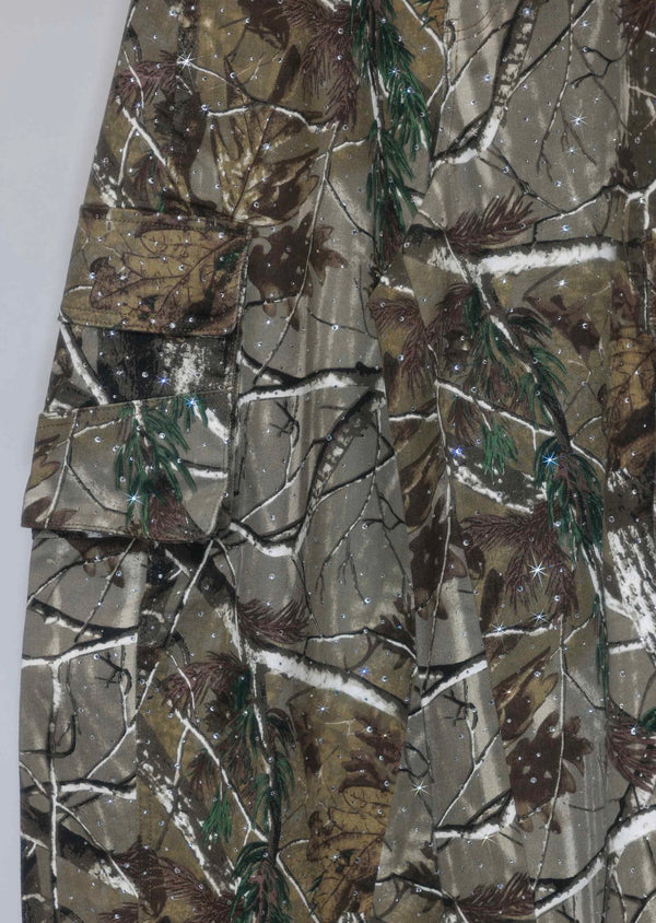 Baggy Bling Camo cargo pants