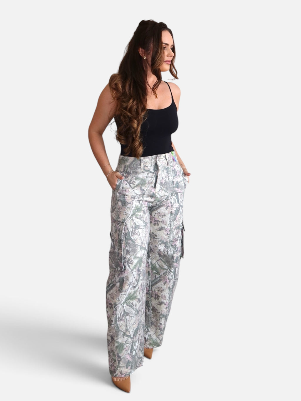 Baggy Bling Camo cargo pants