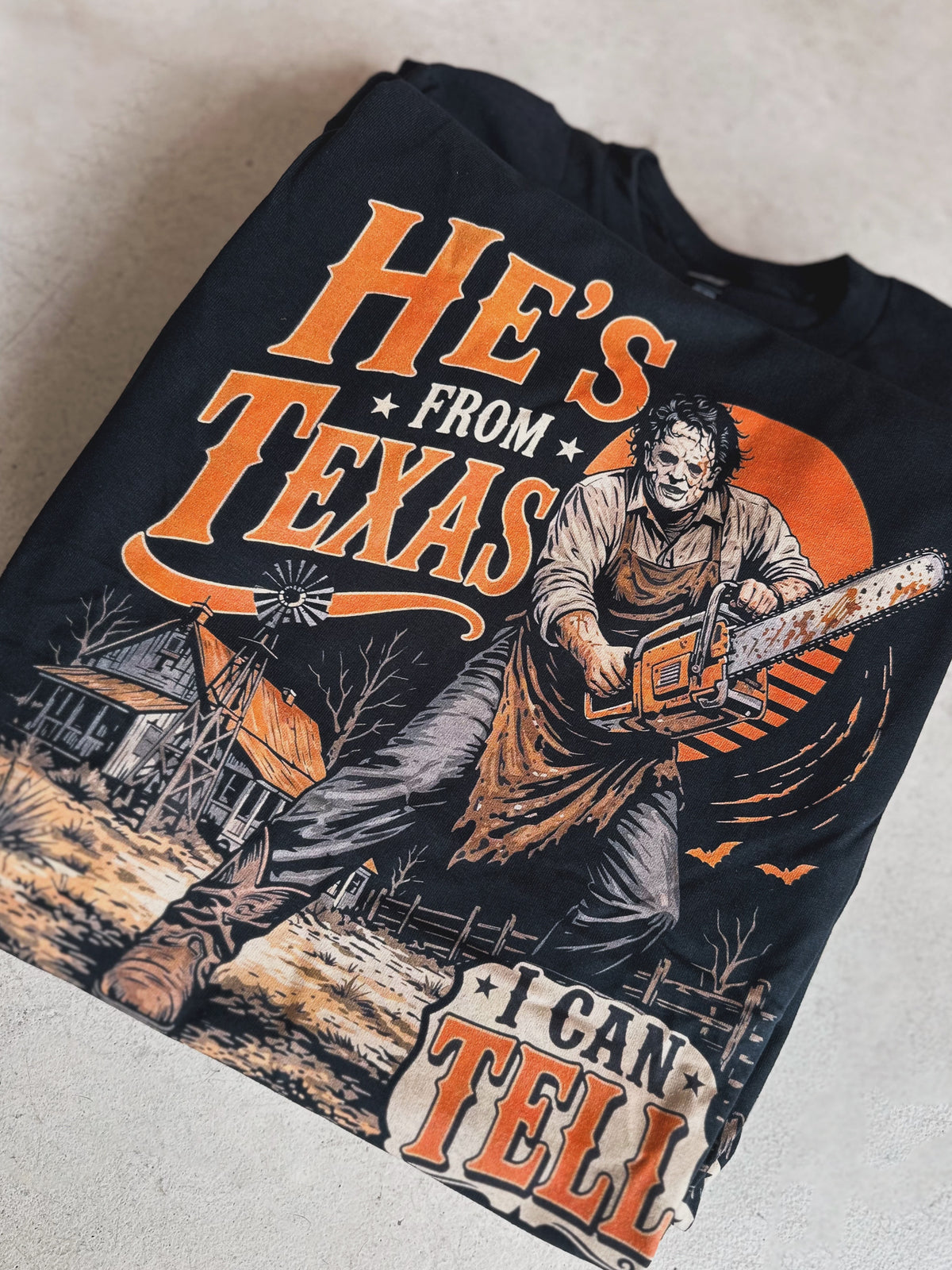 He’s from Tx chainsaw tee