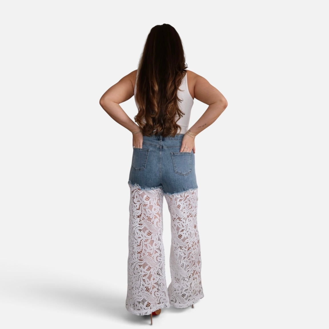 Luxe & Lace Bling Denim