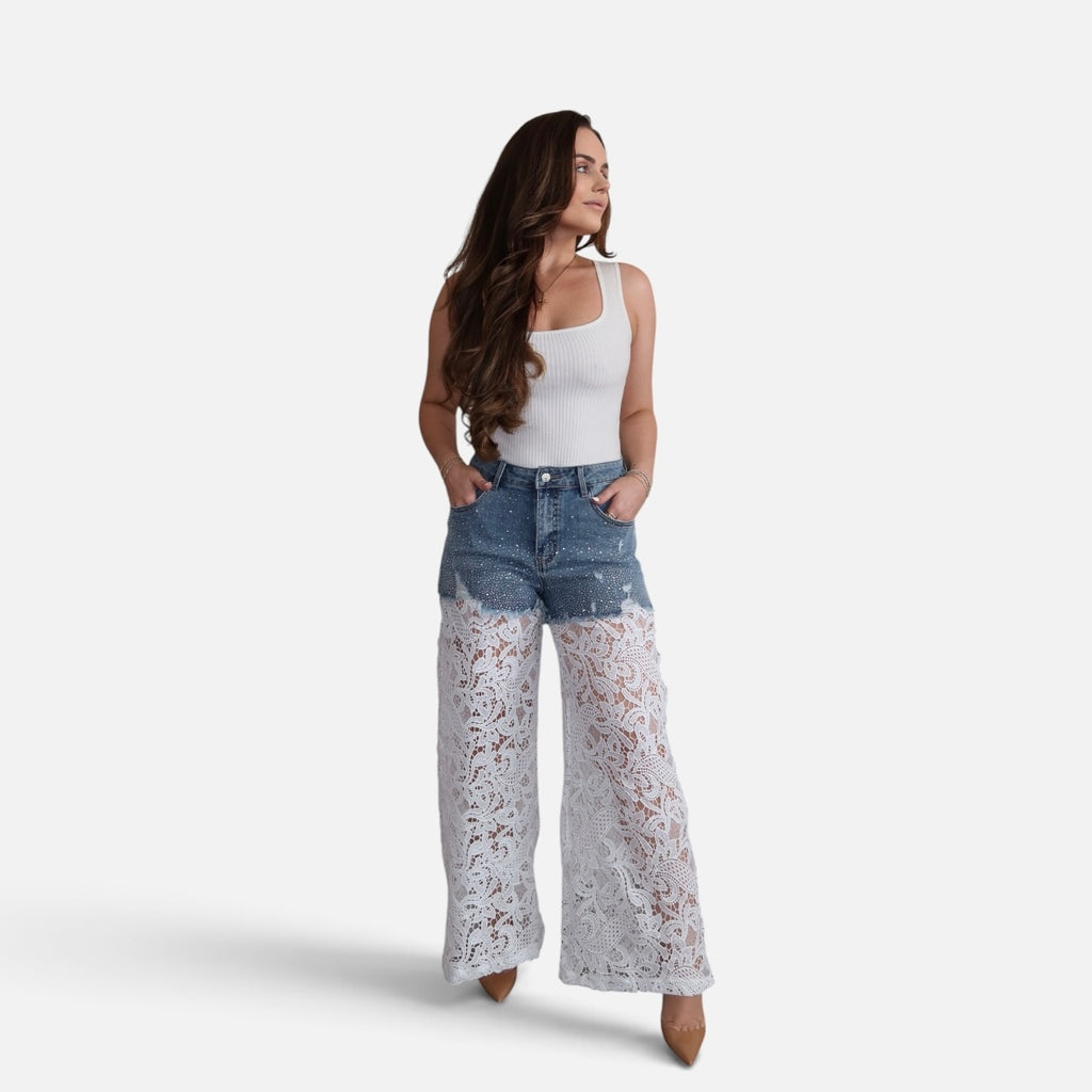 Luxe & Lace Bling Denim
