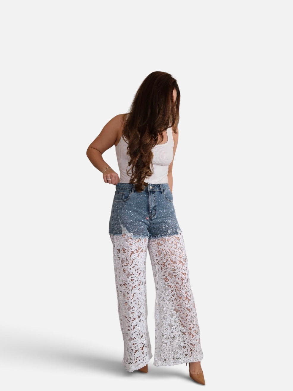 Luxe & Lace Bling Denim