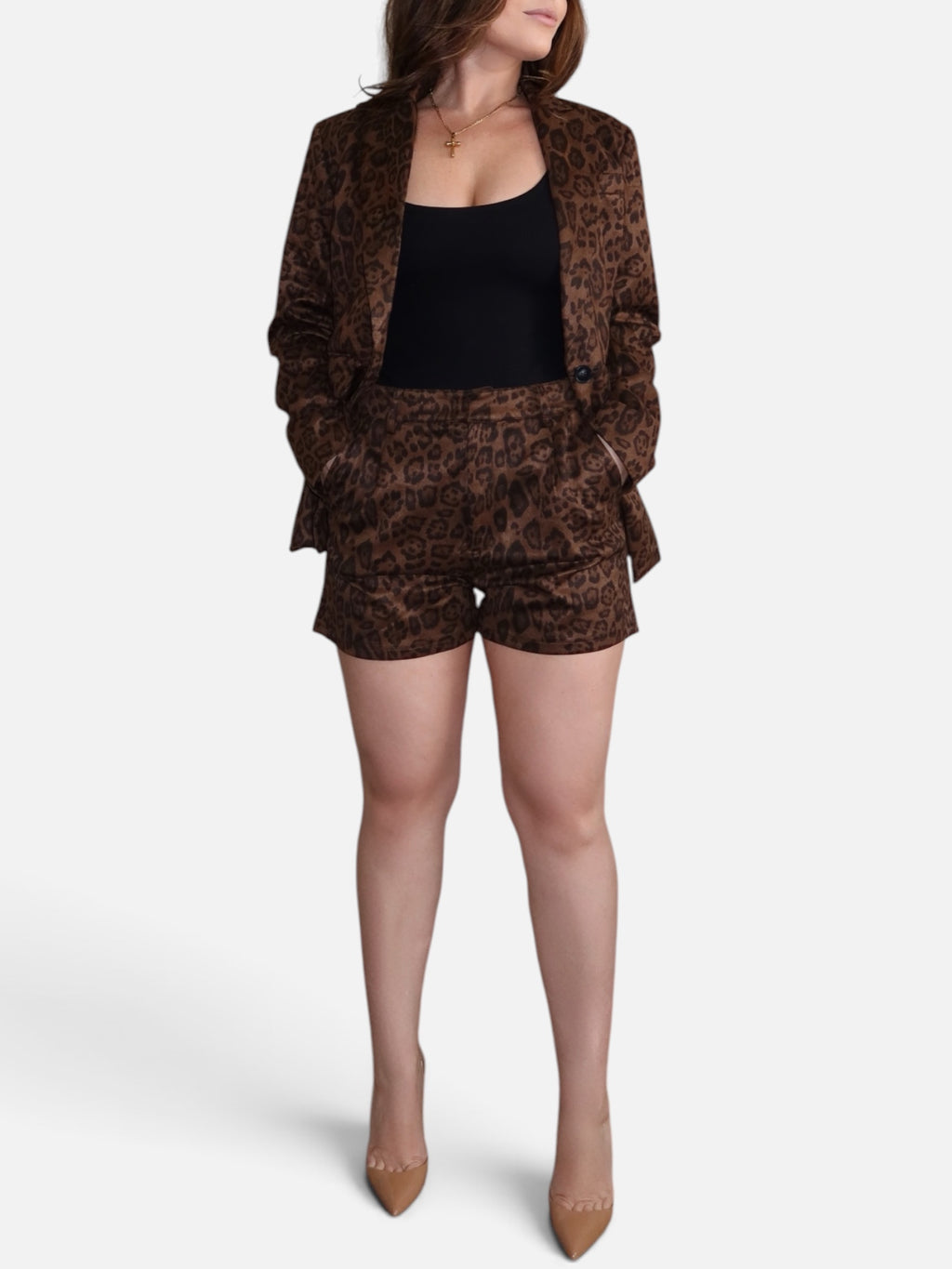 Mila Leopard Shorts