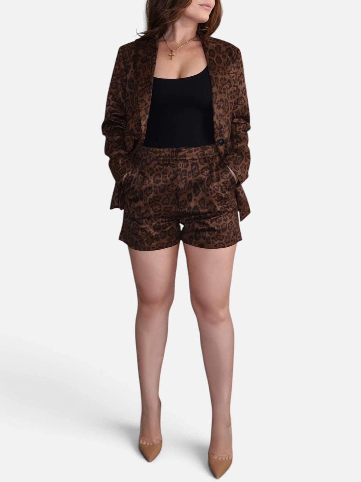 Mila Leopard Shorts