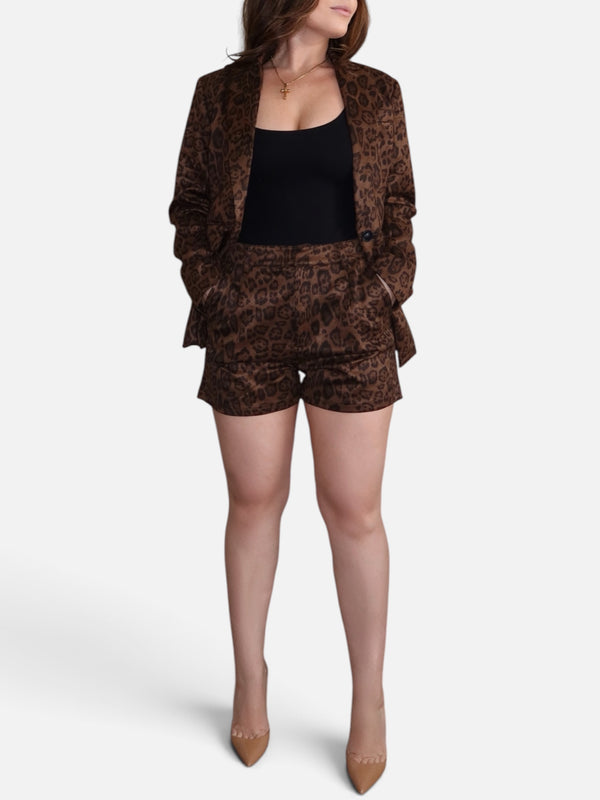Mila Leopard Shorts