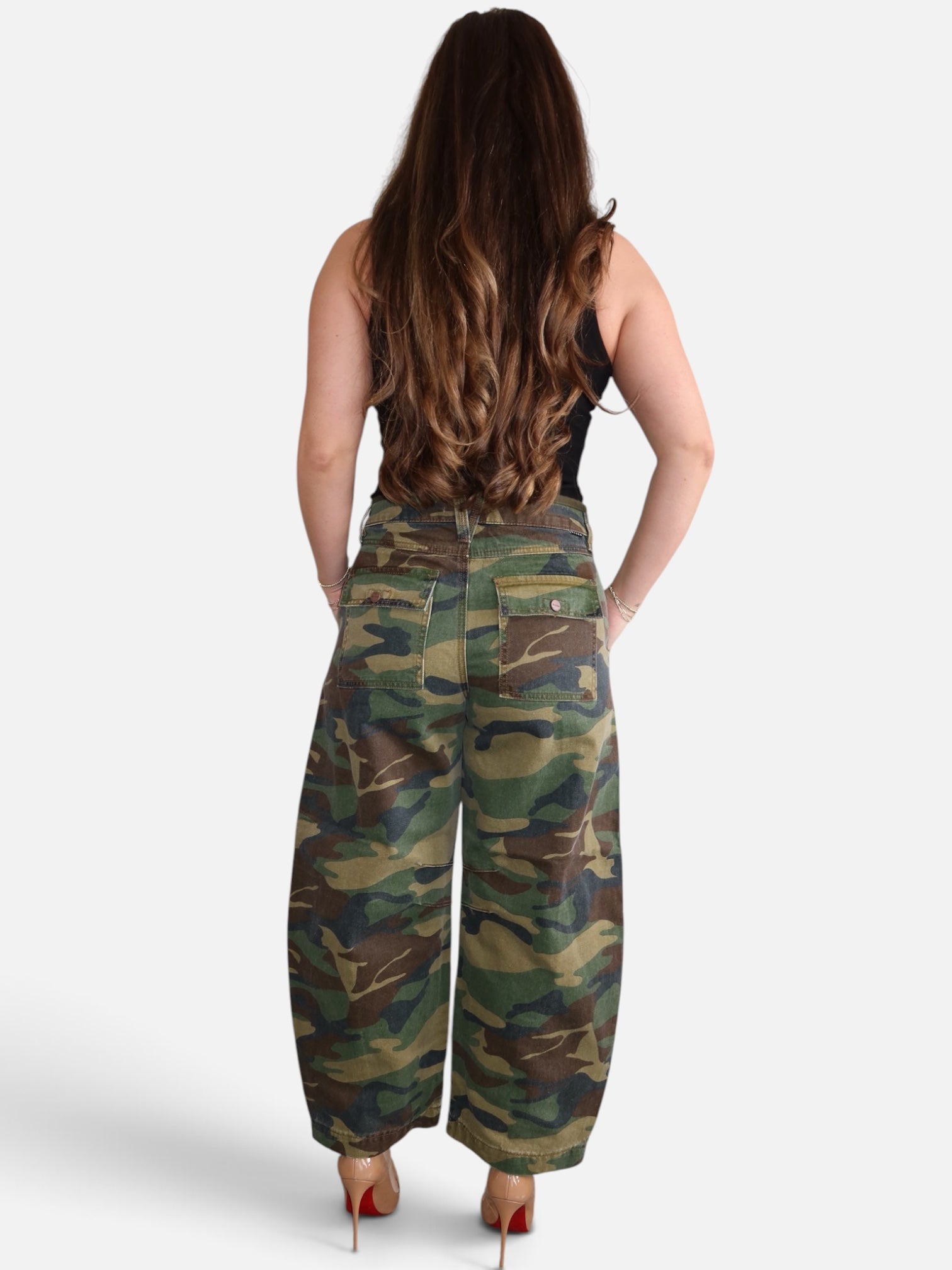 Risen Vintage Camo Barrel Pant