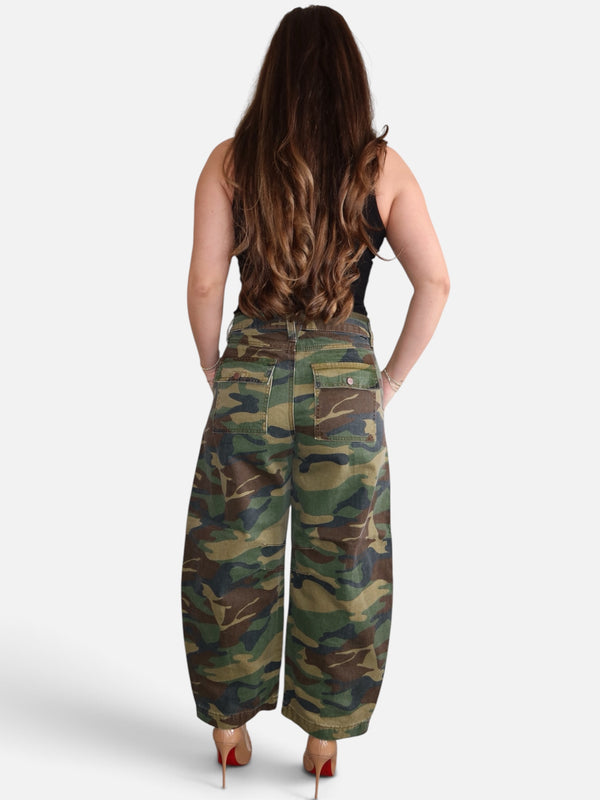 Risen Vintage Camo Barrel Pant