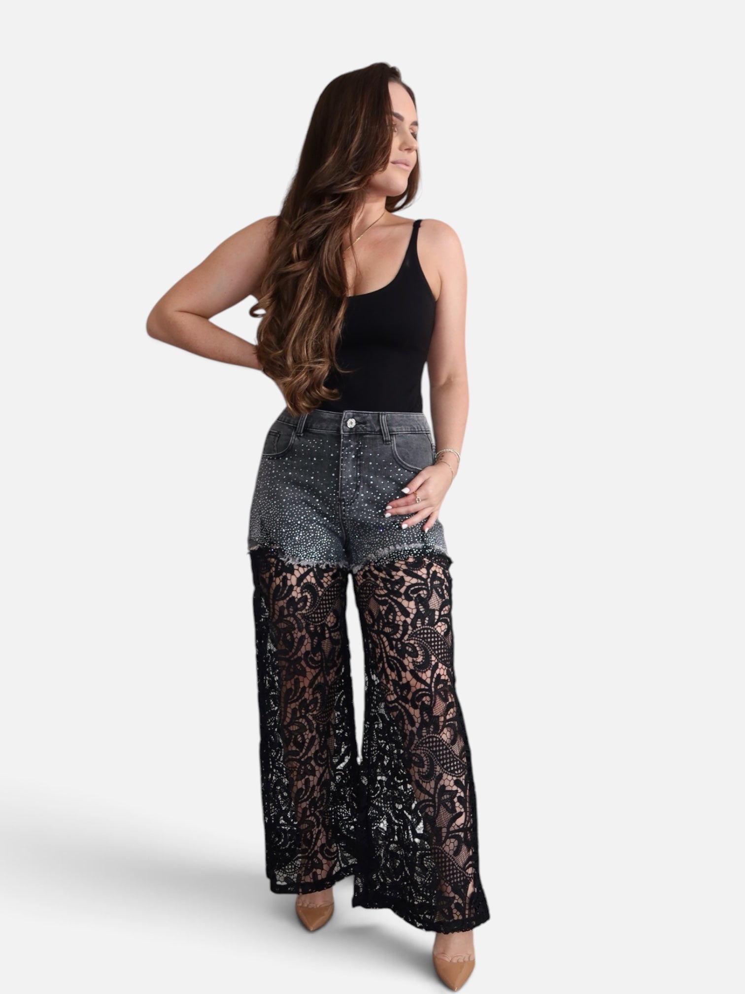 Luxe & Lace Bling Denim Main image