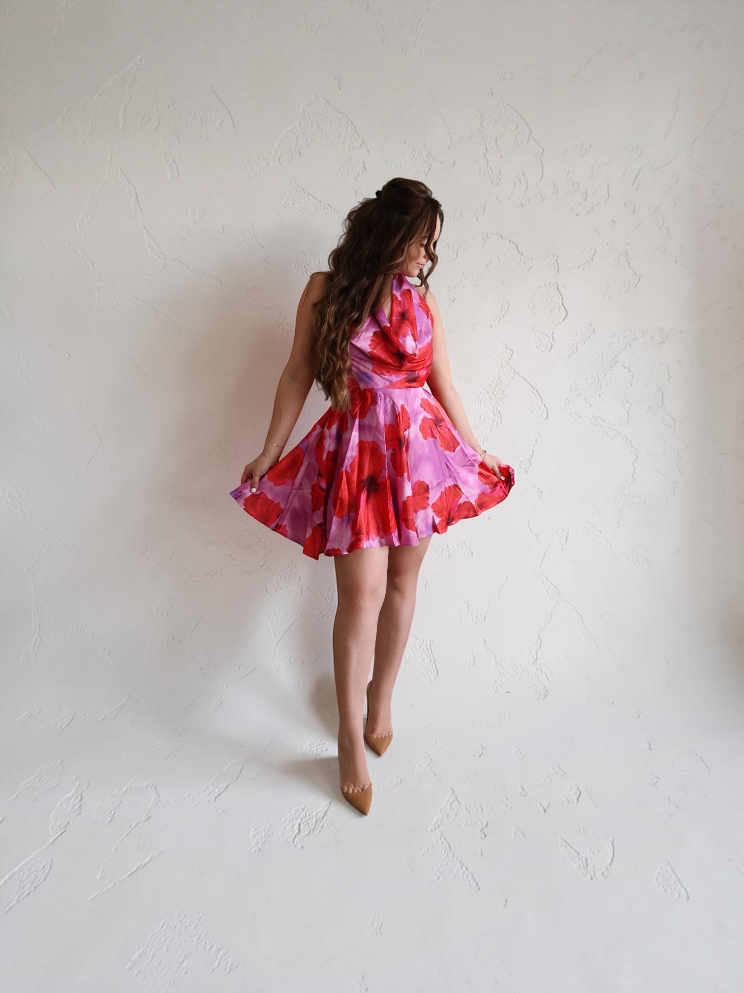 Liv Floral Halter Mini Main image