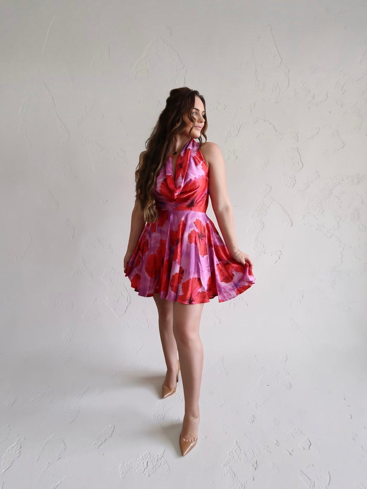 Liv Floral Halter Mini Secondary image