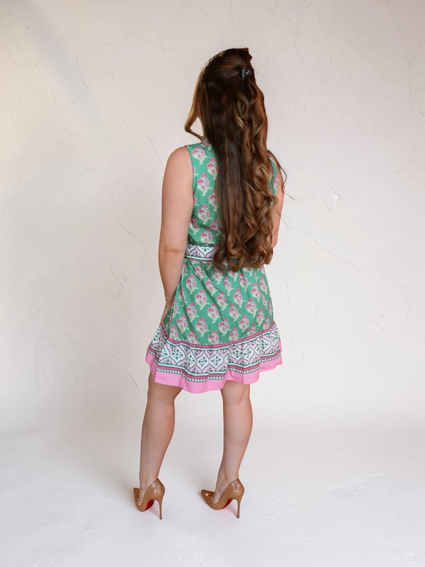 Kenna Floral Belted Mini